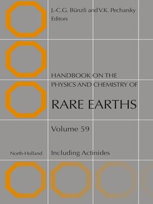 cover image of Handbook on the Physics and Chemistry of Rare Earths